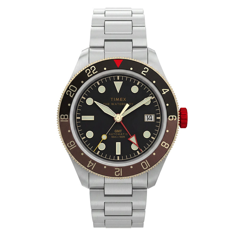 Waterbury Heritage Gmt Automatic 42mm Stainless Steel Band