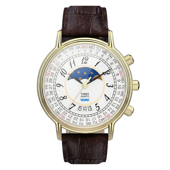 1990 Moon Phase Reissue 37mm Leather Band