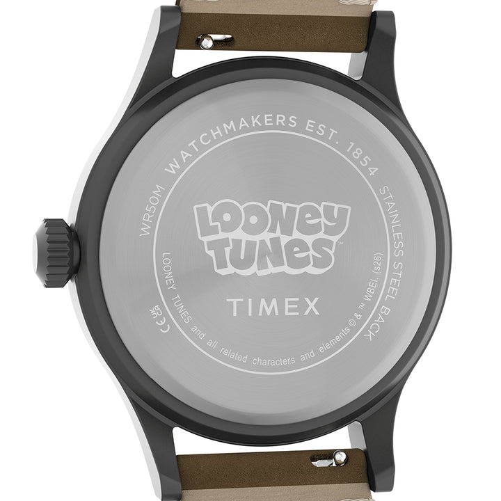Timex Expedition Scout x Looney Tunes 3-Hand 40mm Leather Band
