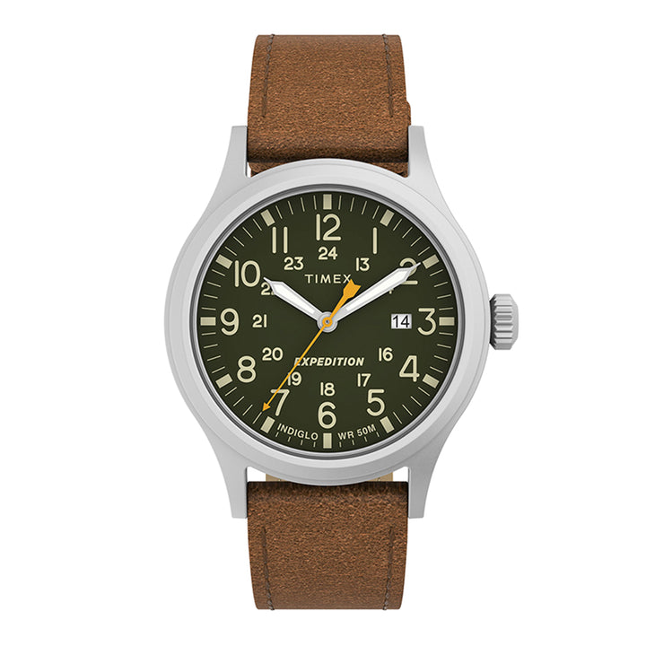 Expedition Scout Date 40mm Leather Band