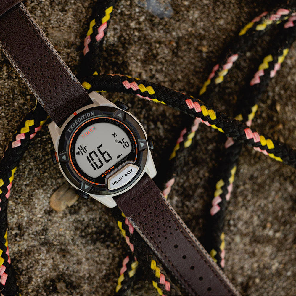 Expedition Rugged Digital 43mm Leather Band