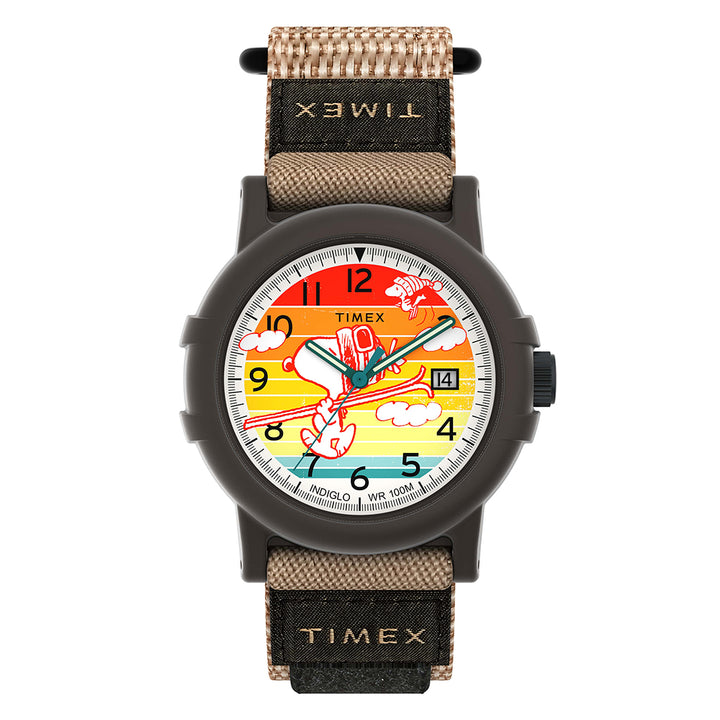 Timex Expedition x Peanuts Date 38mm Fabric Band