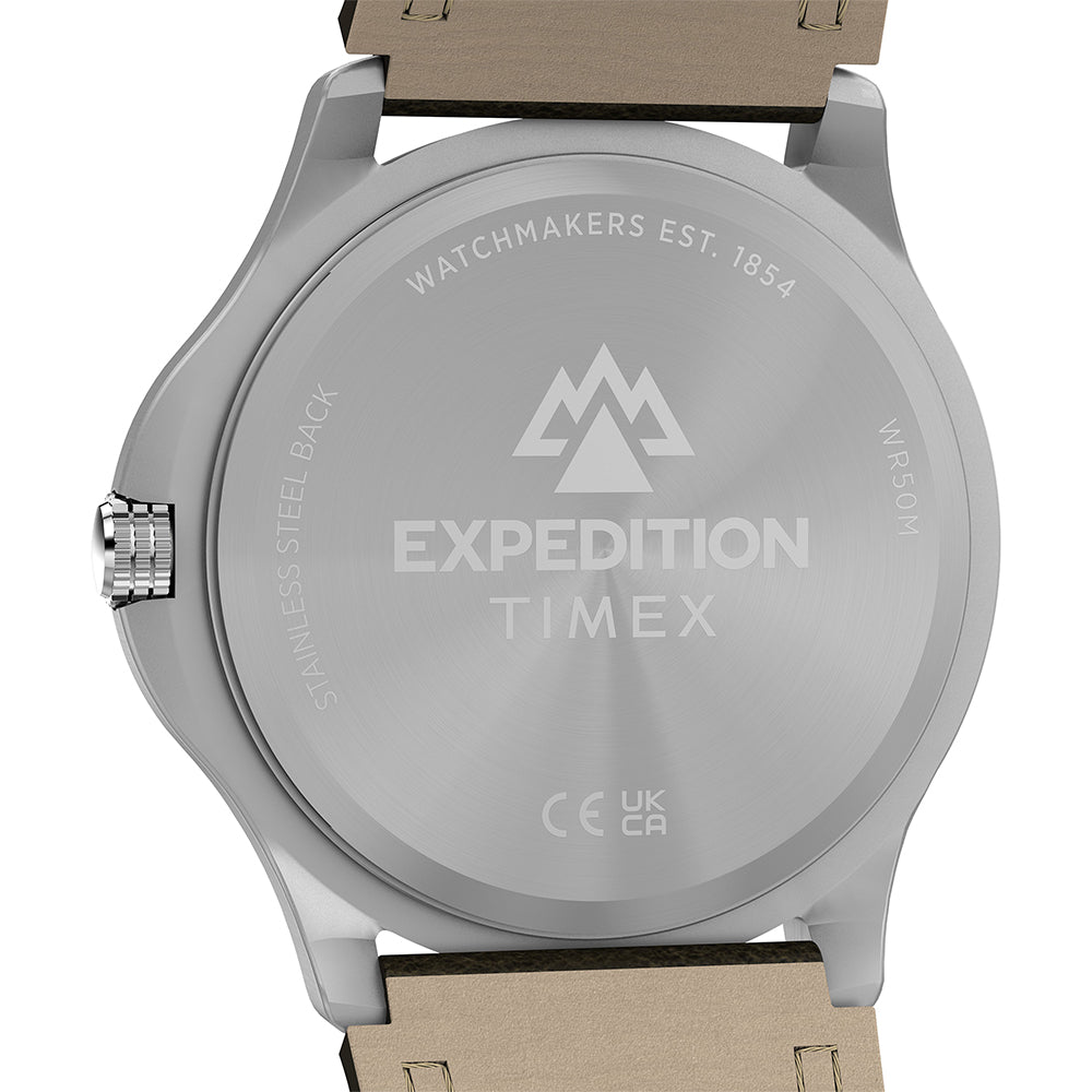 Expedition Field 3-Hand 39mm Leather Band