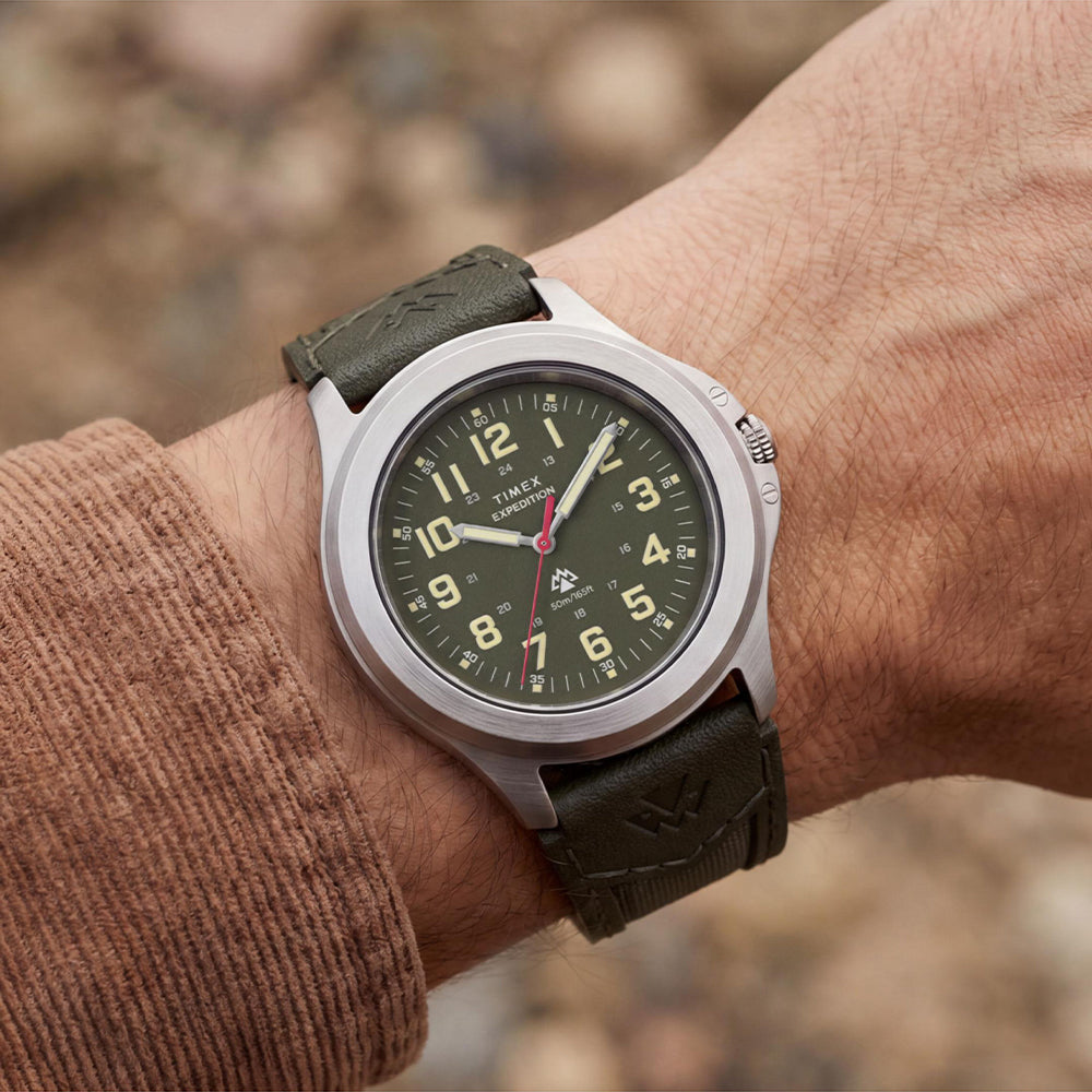 Expedition Field 3-Hand 39mm Leather Band