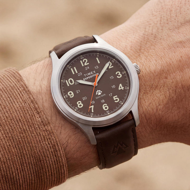 Expedition Field 3-Hand 37mm Leather Band