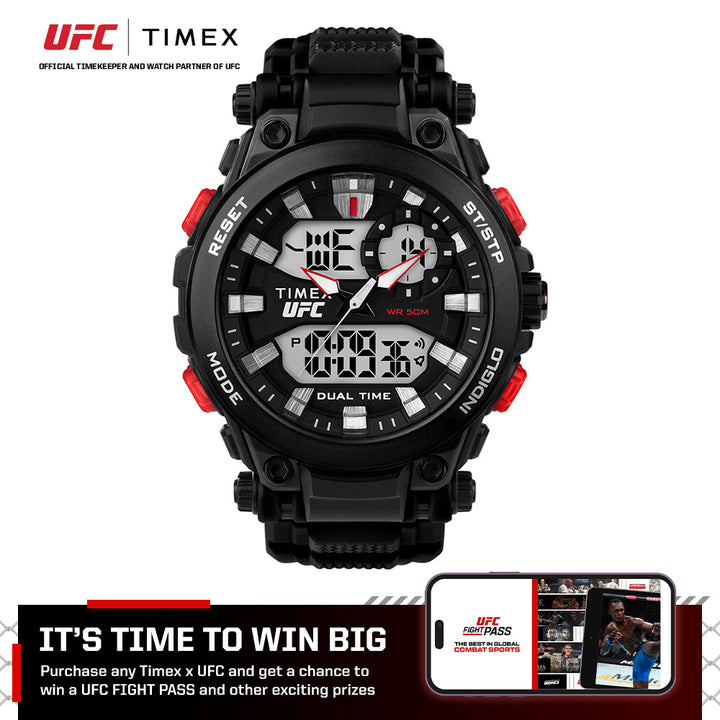 Timex UFC Impact Anadigi 50mm Resin Band