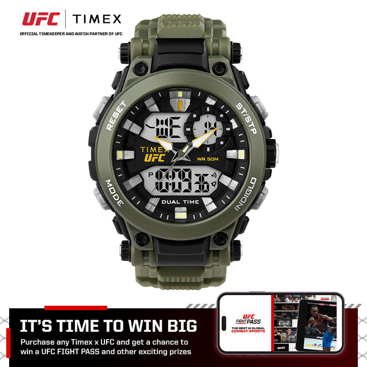 Timex UFC Impact Anadigi 50mm Resin Band