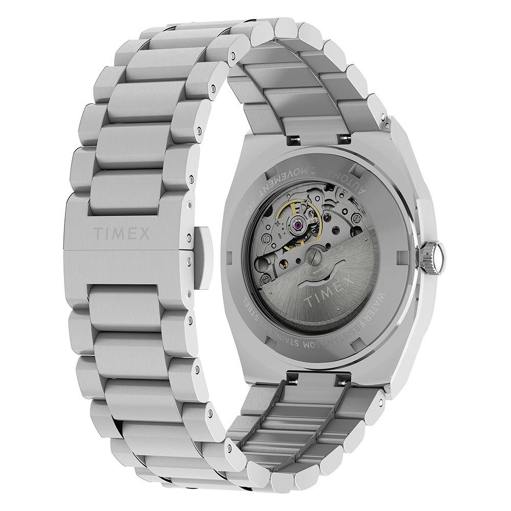 Timex E Line Automatic 38mm Stainless Steel Band