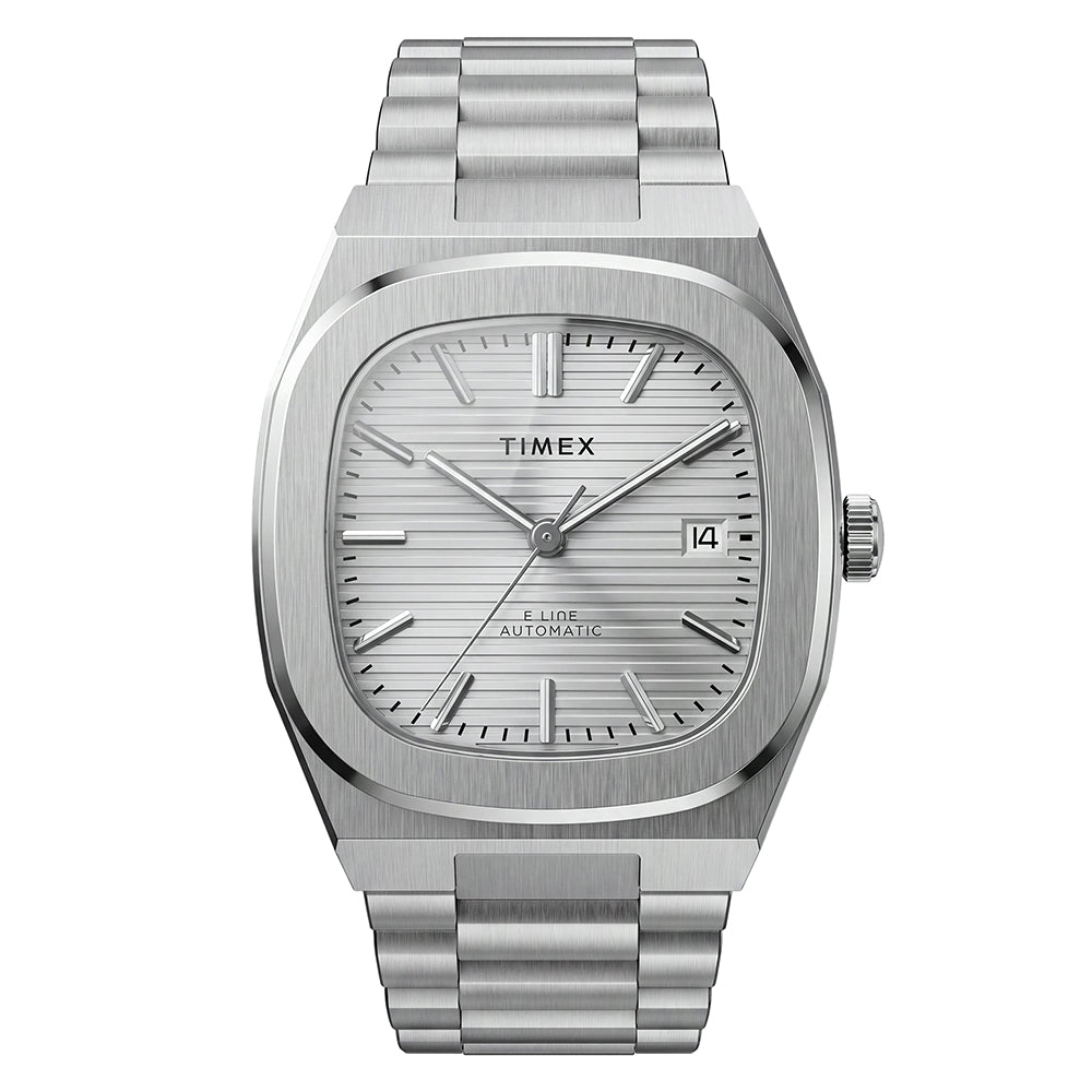 Timex E Line Automatic 38mm Stainless Steel Band