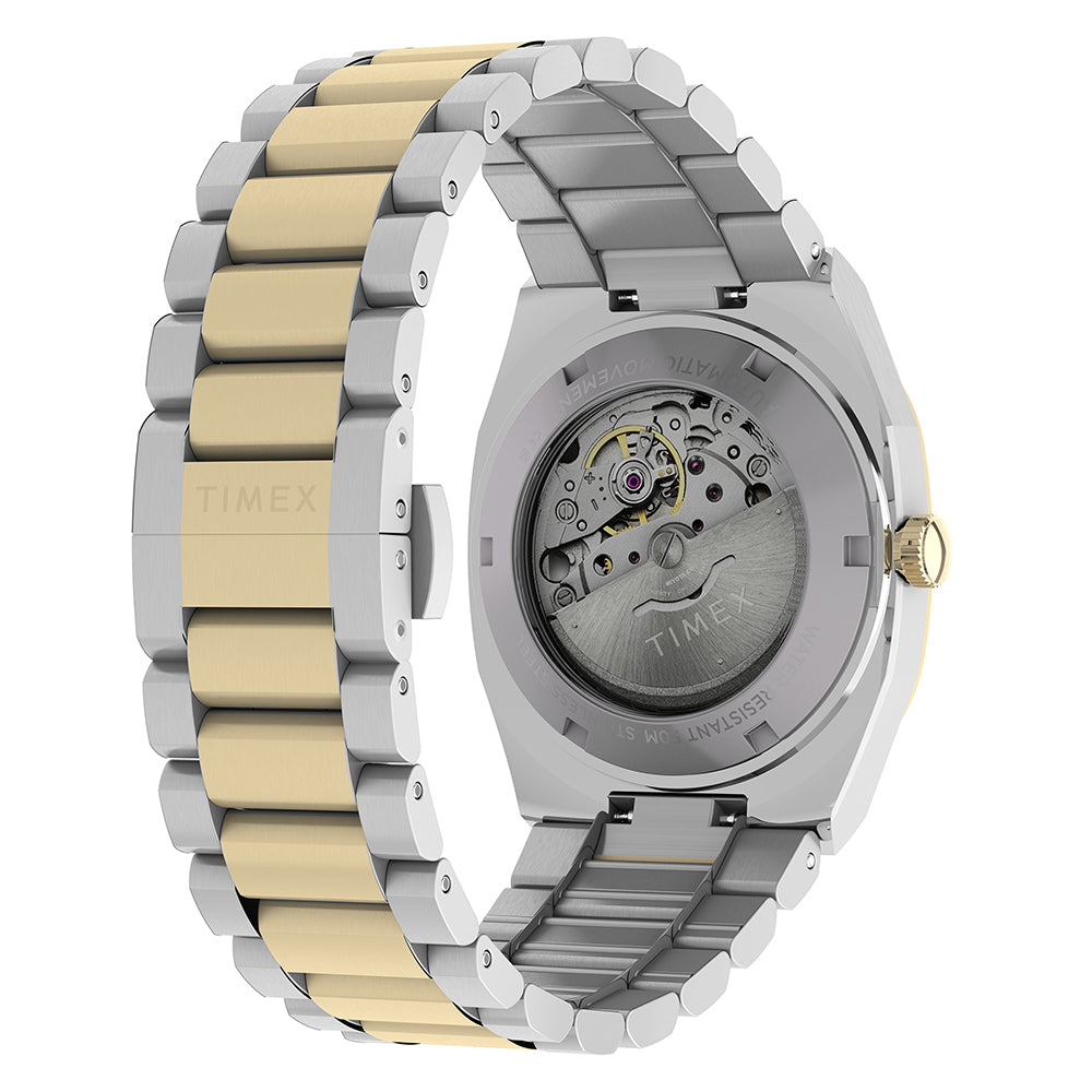 Timex E Line Automatic 38mm Stainless Steel Band