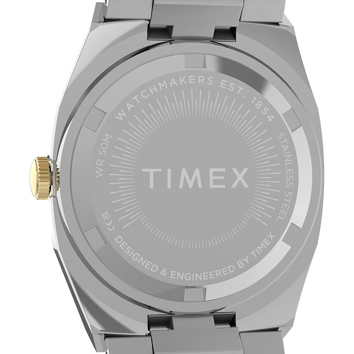 Timex Quartz E Line 3-Hand 30mm Stainless Steel Band