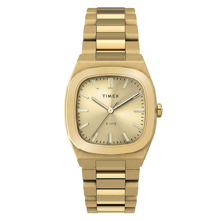 Timex Quartz E Line 3-Hand 30mm Stainless Steel Band