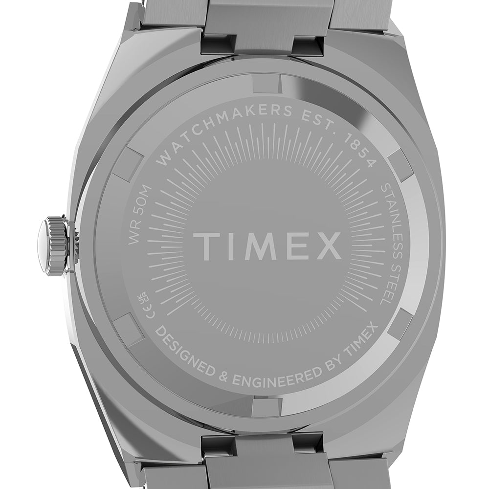 Timex Quartz E Line 3-Hand 30mm Stainless Steel Band