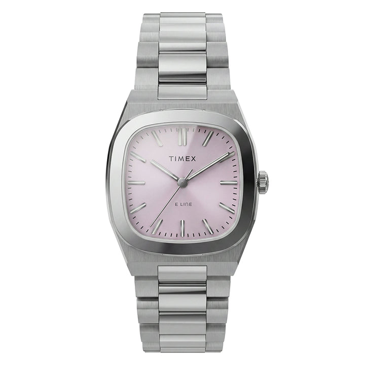 Timex Quartz E Line 3-Hand 30mm Stainless Steel Band