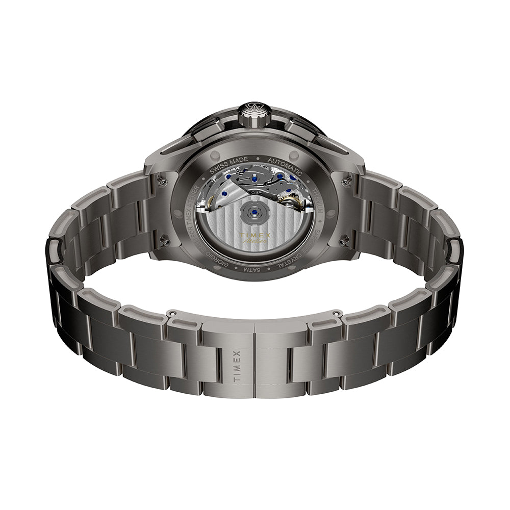 Timex Atelier Chronograph Automatic M1A Ti Chronograph 42mm Titanium Band