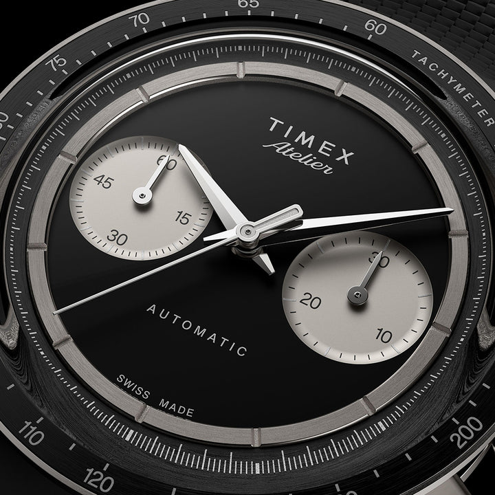 Timex Atelier Chronograph Automatic M1A Ti Chronograph 42mm Rubber Band