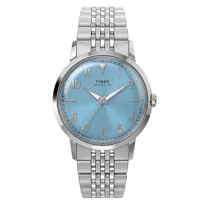 Marlin Quartz 3-Hand 34mm Stainless Steel Band
