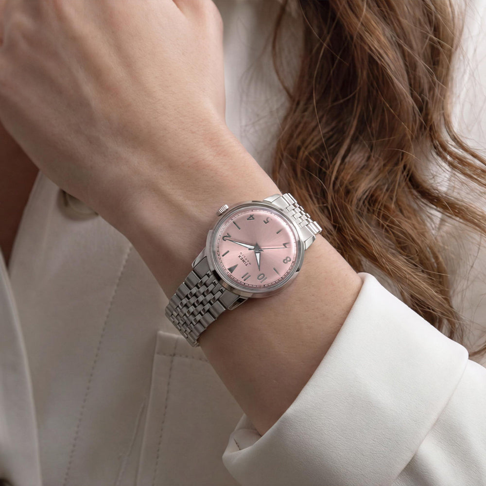 Marlin Quartz 3-Hand 34mm Stainless Steel Band