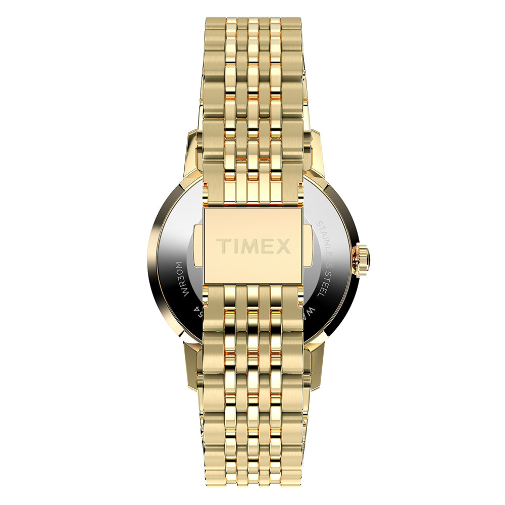 Marlin Quartz 3-Hand 34mm Stainless Steel Band