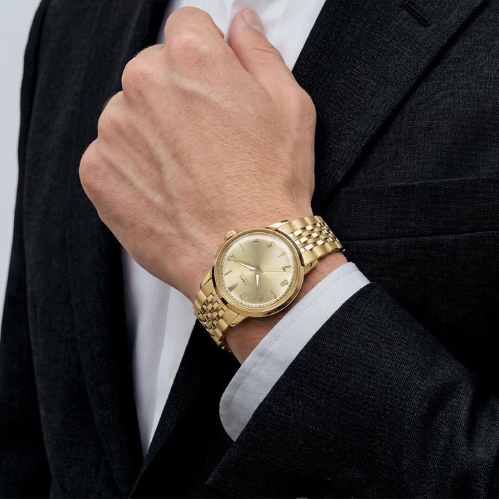 Marlin Quartz 3-Hand 34mm Stainless Steel Band