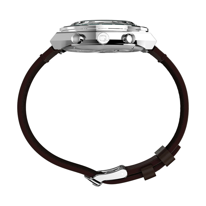 Q Timex x Peanuts Chronograph 40mm Leather Band
