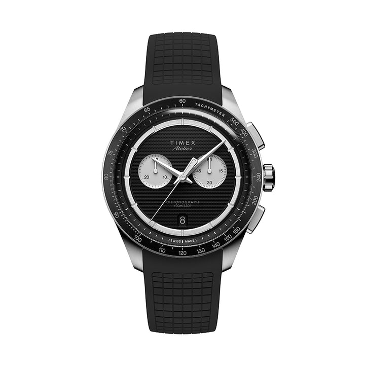 Timex Atelier Chronograph Quartz M1Q Chronograph 40mm Rubber Band