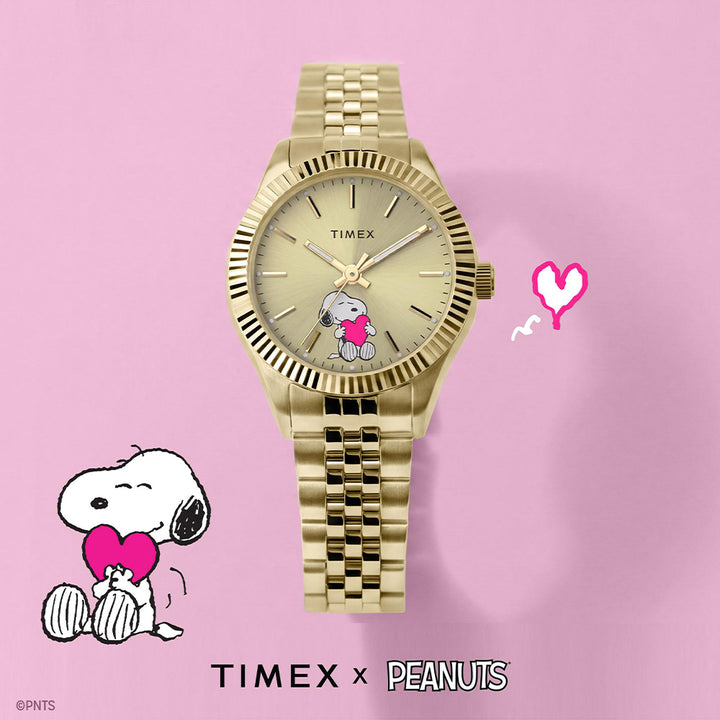 Timex Legacy Mini x Peanuts 3-Hand 25mm Stainless Steel Band