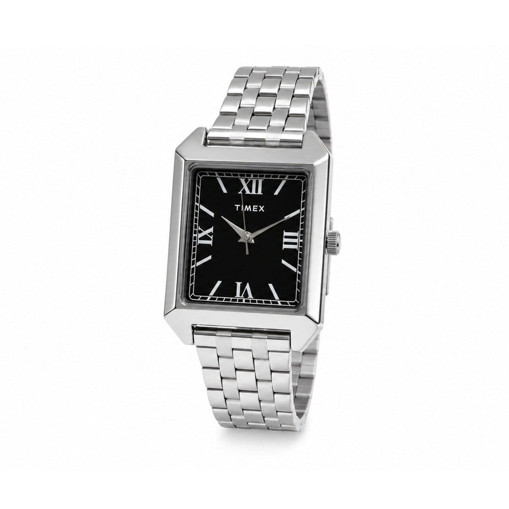 Elm Square 3-Hand 35mm Stainless Steel Band