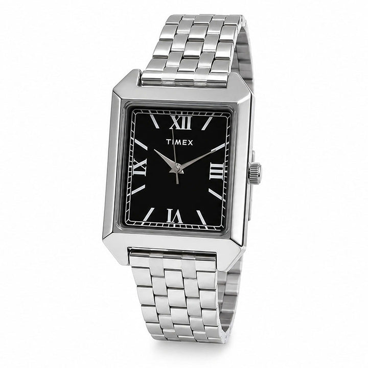 Elm Square 3-Hand 35mm Stainless Steel Band