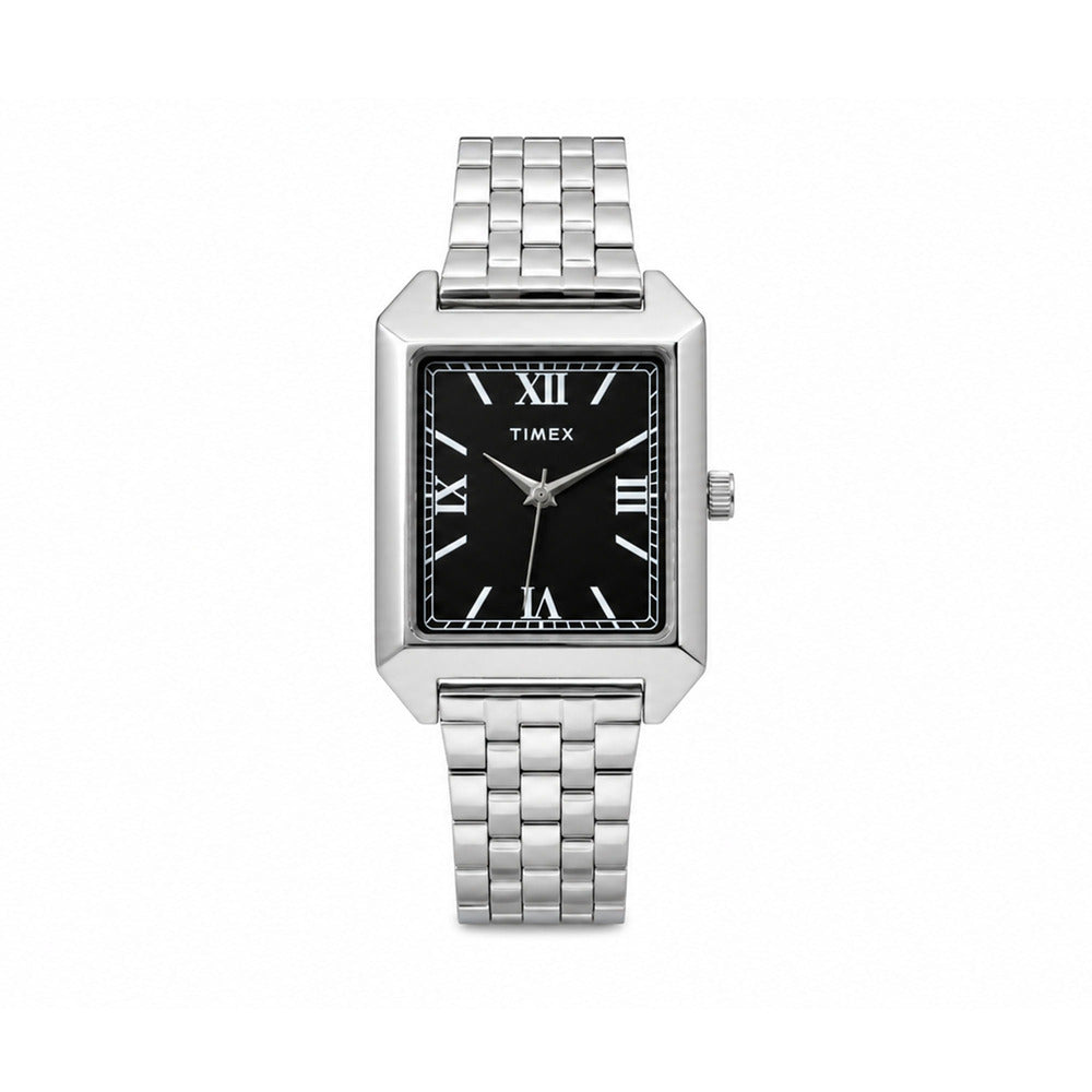 Elm Square 3-Hand 35mm Stainless Steel Band