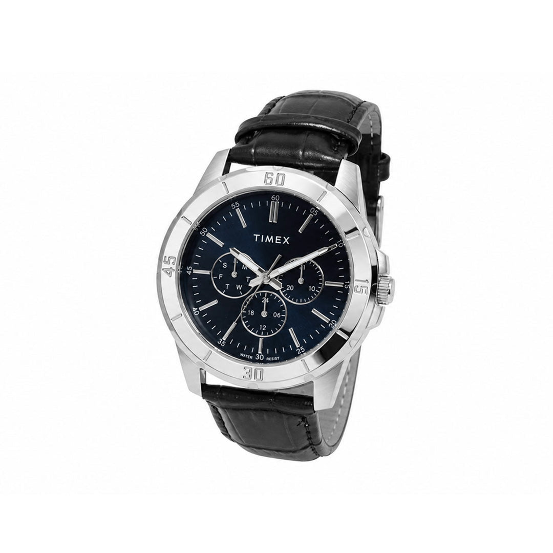 Danbury Multifunction 43mm Leather Band