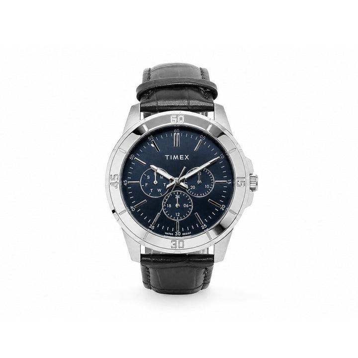 Danbury Multifunction 43mm Leather Band