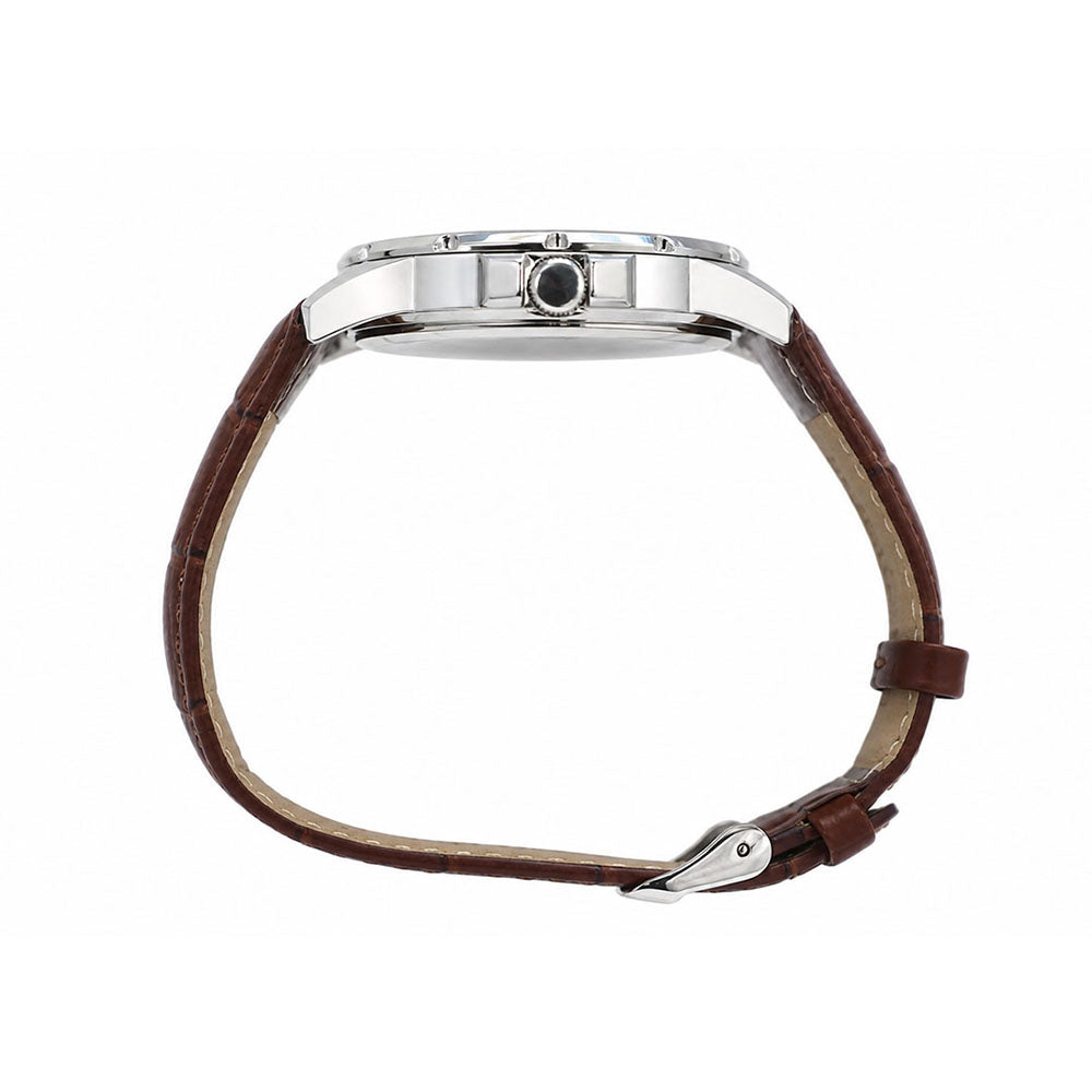 Danbury Multifunction 43mm Leather Band