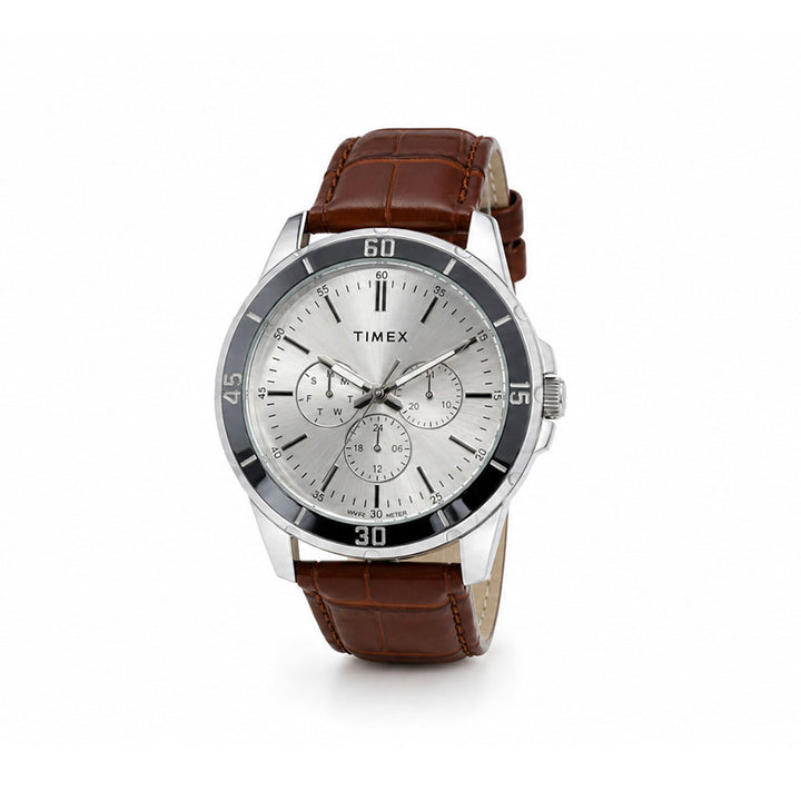 Danbury Multifunction 43mm Leather Band