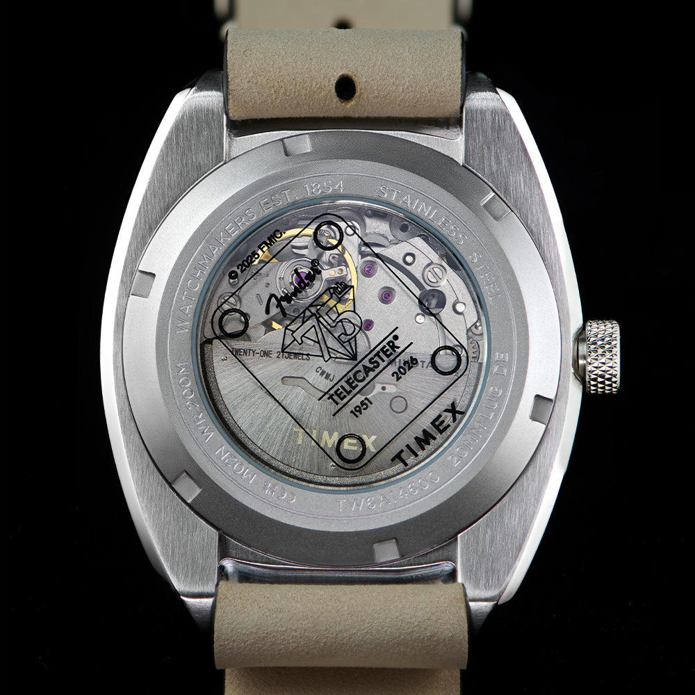 Timex x Fender Automatic 41mm Leather Band
