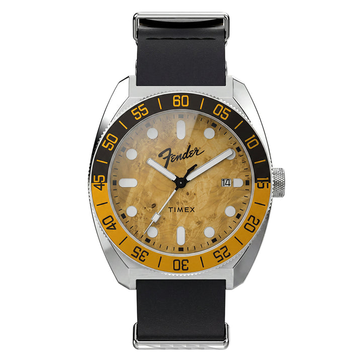 Timex x Fender Automatic 41mm Leather Band