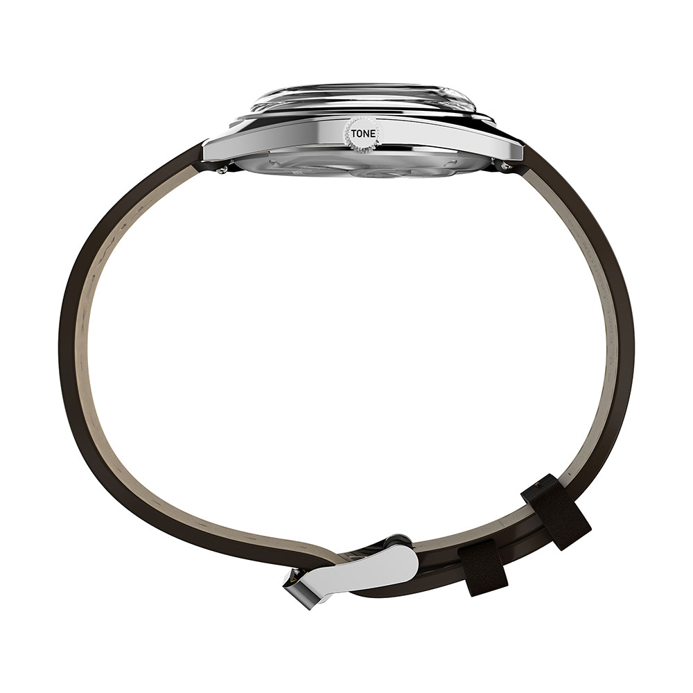 Timex x Fender 3-Hand 37mm Leather Band