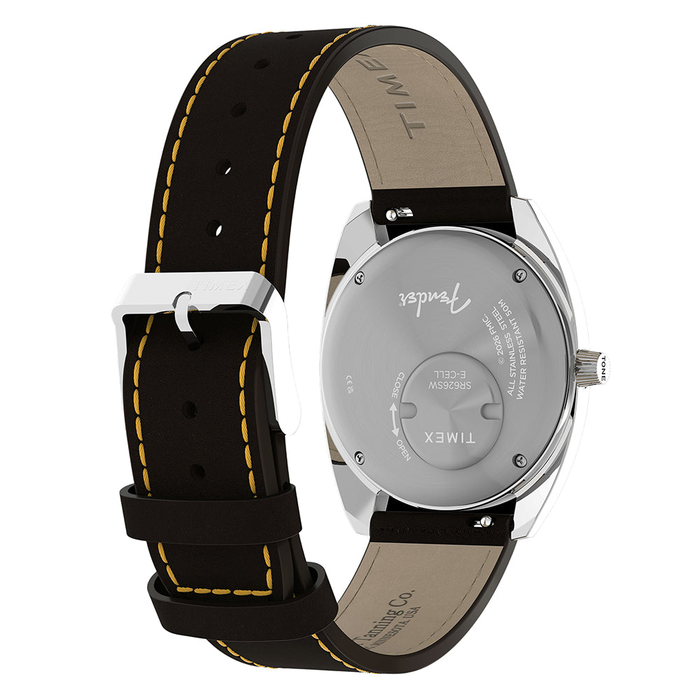 Timex x Fender 3-Hand 37mm Leather Band