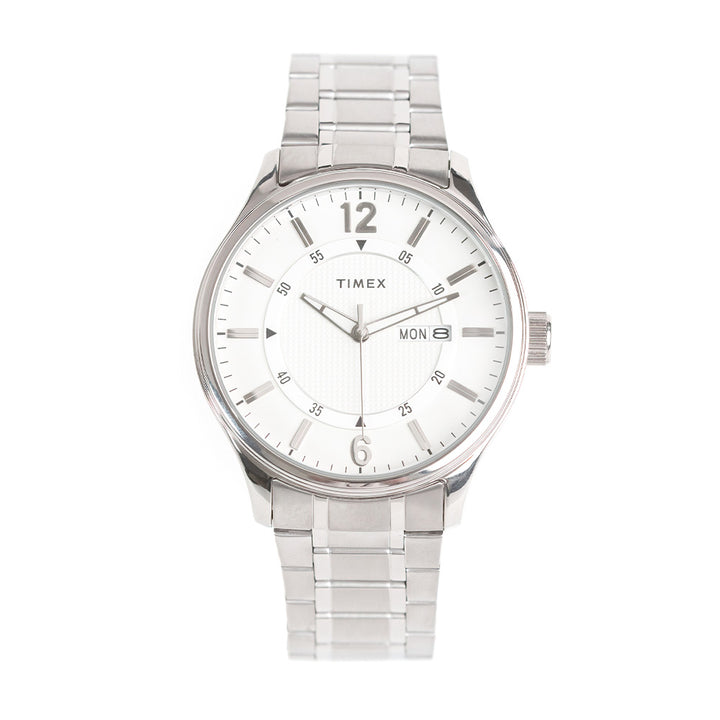 G198 Series Day-Date 43mm Stainless Steel Band