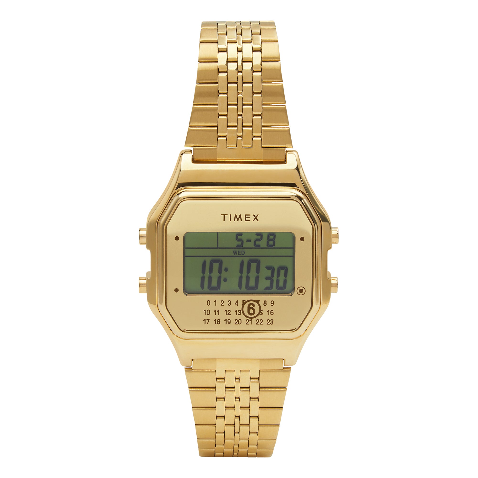 MM6×TIMEX WACH Timex x MM6 Digital 34mm Stainless Steel Band – Timex Philippines