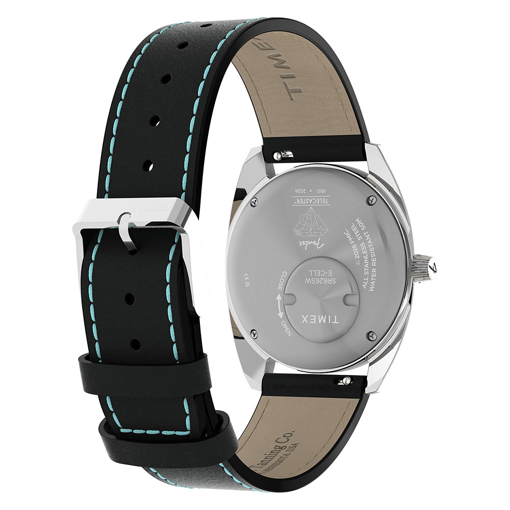 Timex x Fender 3-Hand 37mm Leather Band