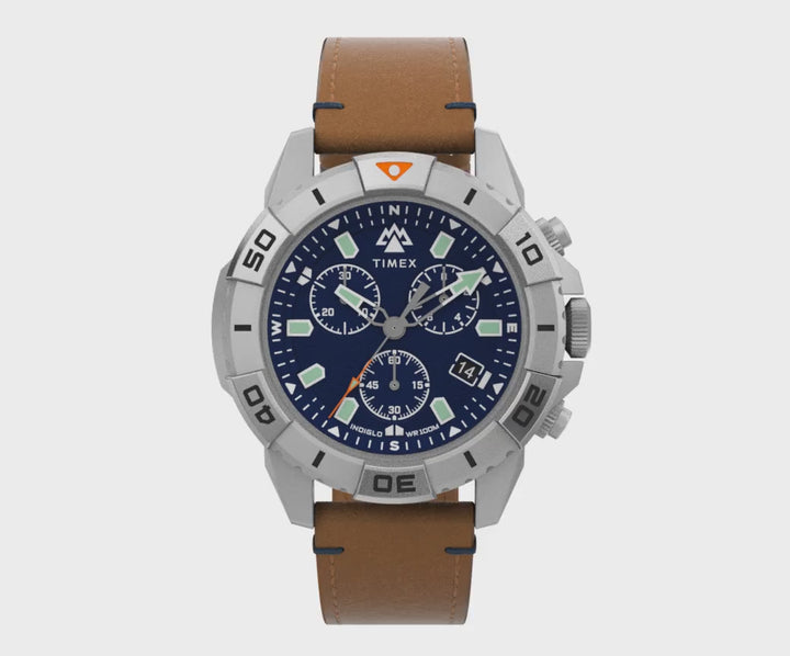 Expedition North® Ridge Multifunction 42mm Leather Band