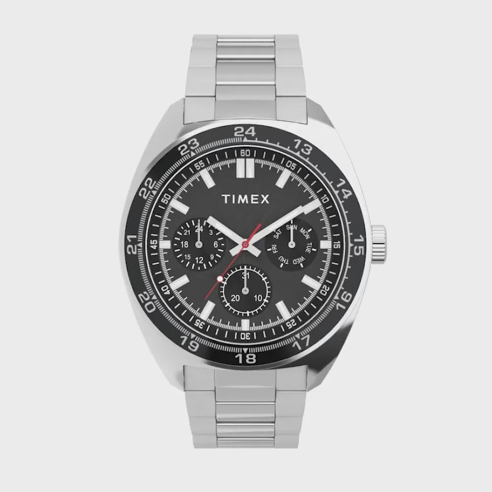 Weston Multifunction 45mm Stainless Steel Band