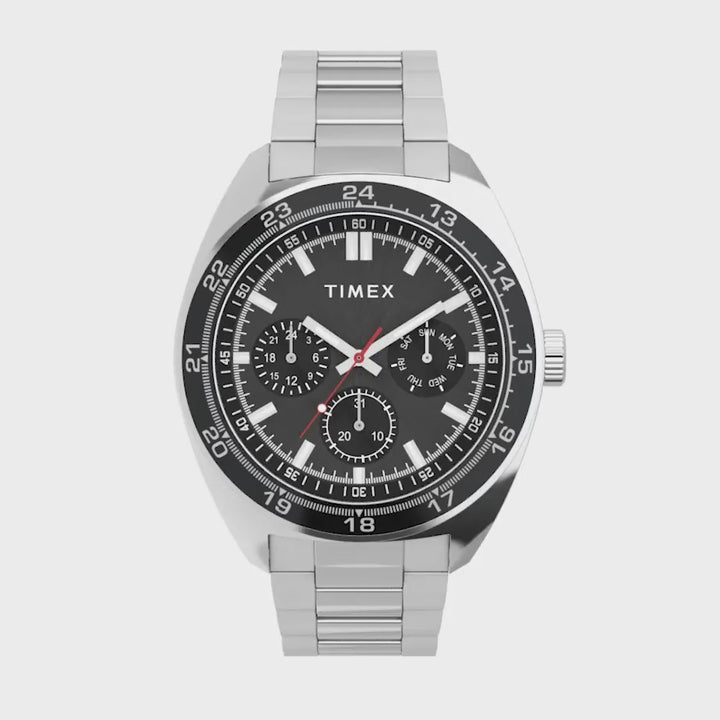 Weston Multifunction 45mm Stainless Steel Band