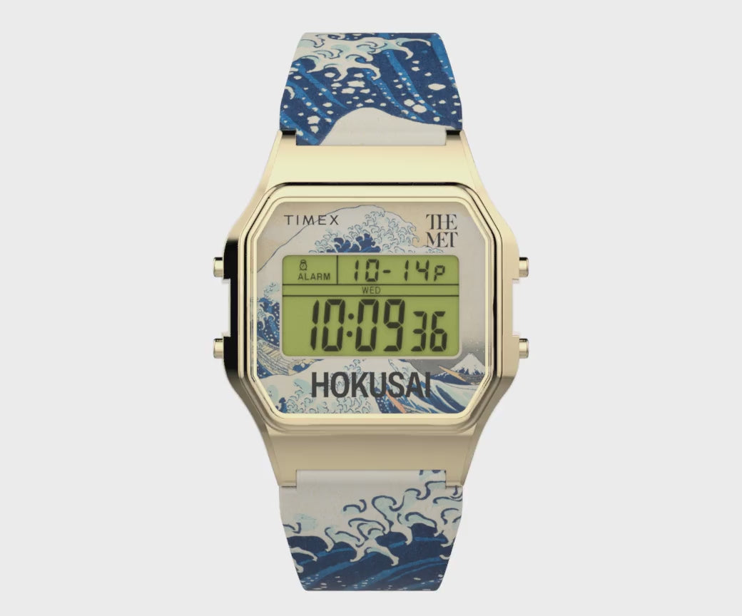 The Met Hokusai Digital 34mm Resin Band