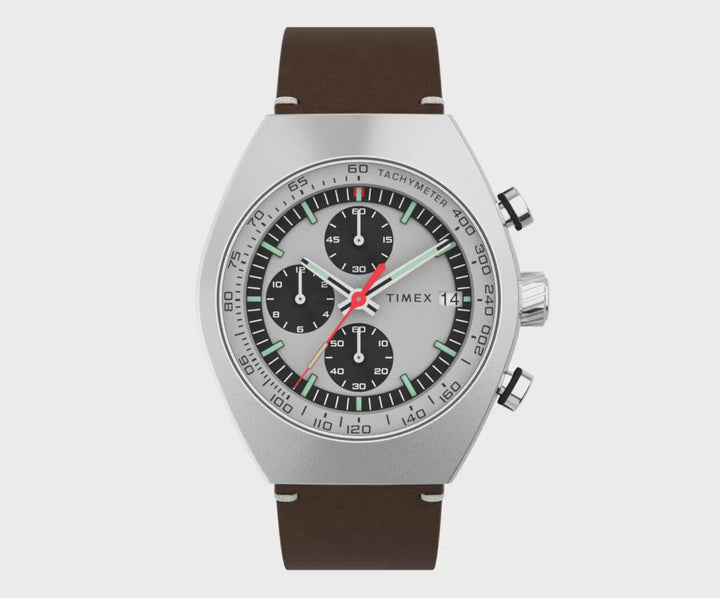 Legacy Tonneau Chronograph 42mm Leather Band