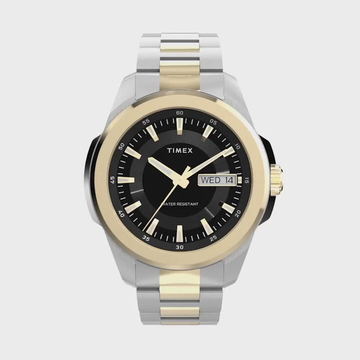 Essex Avenue Day-Date 45mm Stainless Steel Band