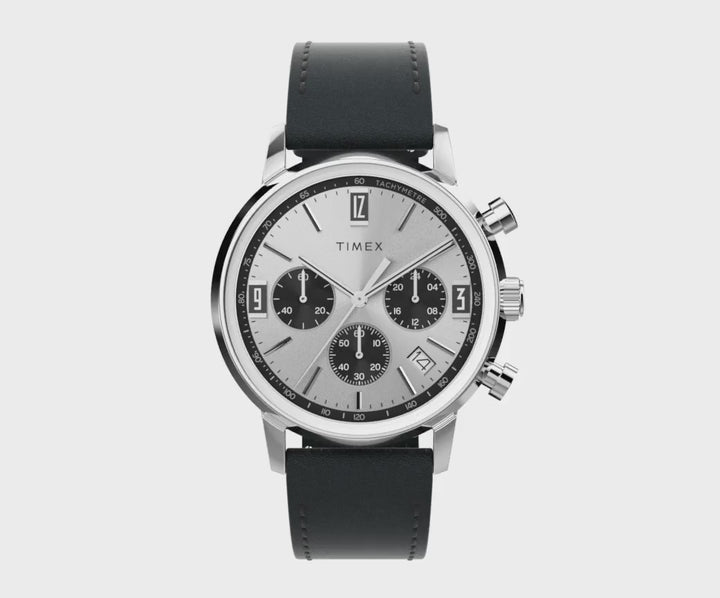 Marlin Quartz Chronograph 40mm Leather Band