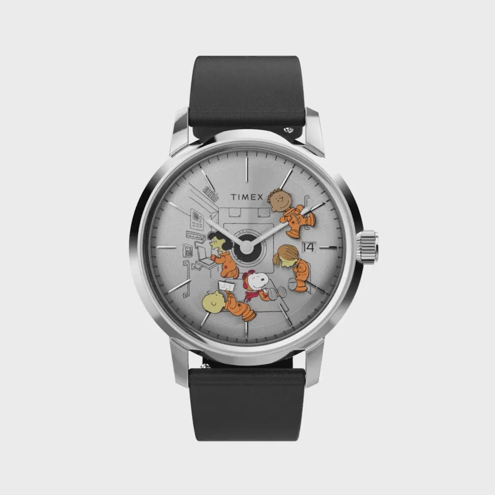 Marlin x Peanuts Automatic 40mm Leather Band