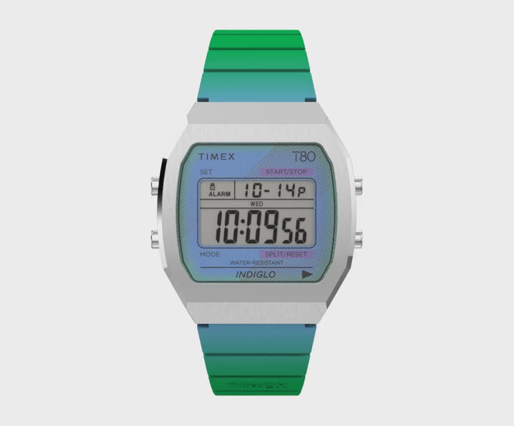 Timex 80 Digital 34mm Resin Band